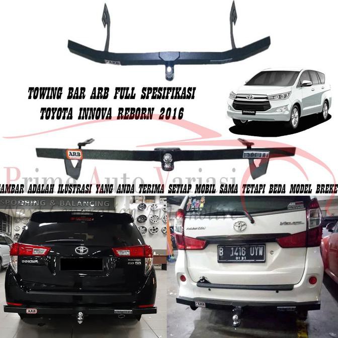 TOWING BAR ARB BESI BUMPER BELAKANG TOWING BAR - INNOVA REBORN 2016