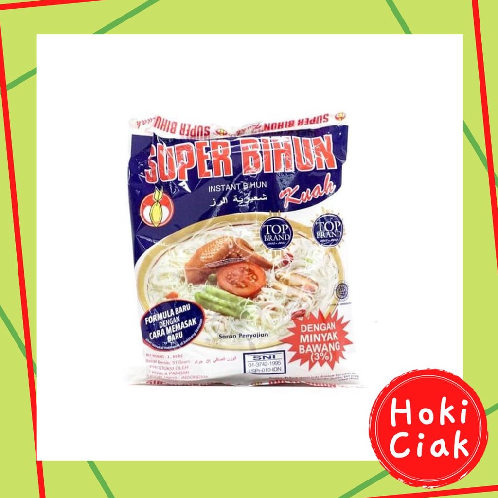 

Super Bihun Kuah Instant Original 51 gr