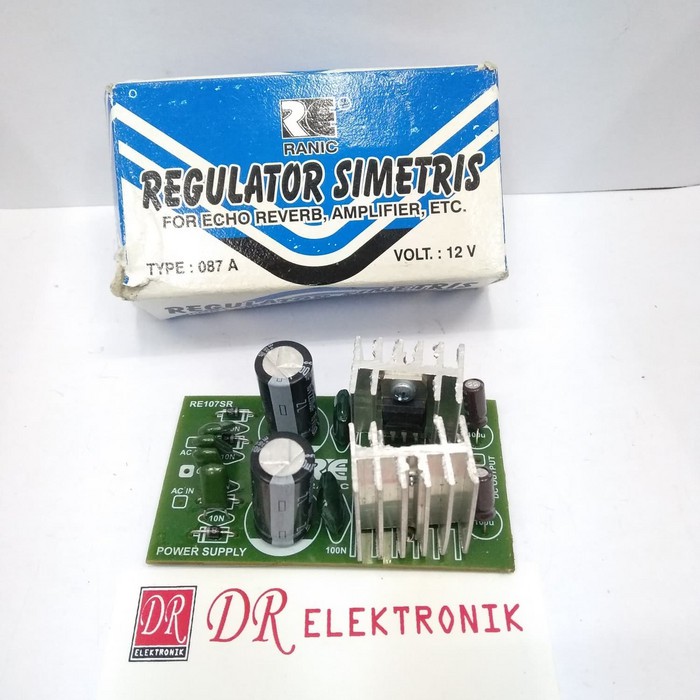 Jual Kit regulator simetris PSU power supply 12v 12 volt ampli