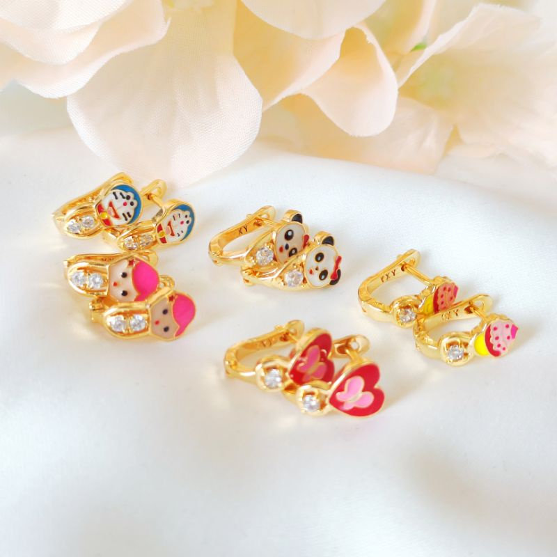 Anting Anak Xuping Model Tusuk Emas