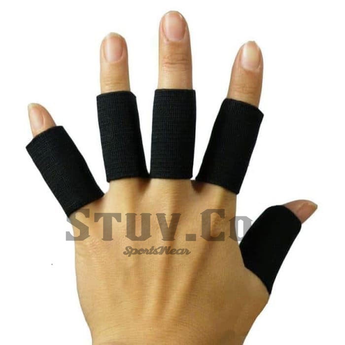 FINGER SUPPORT / KARET JARI ELASTIS / PELINDUNG JARI / DEKER JARI BUAT FUTSAL KIPER VOLLY BASKET