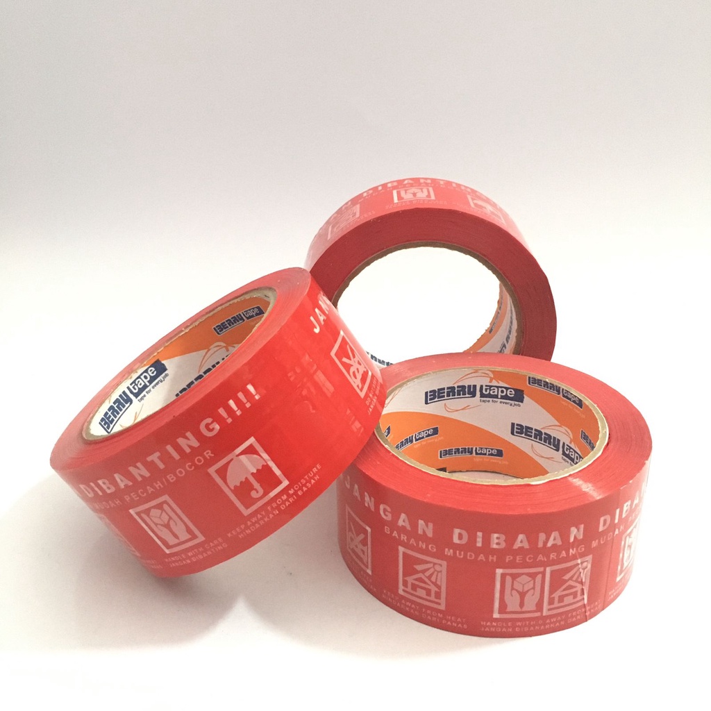 

OPP FRAGILE / JANGAN DIBANTING WARNA BESAR 48MM