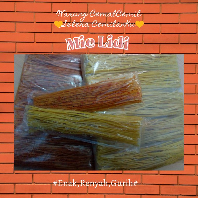 

Mie Lidi 1 pcs//Cemilan Gurih//Cemilan enakk/