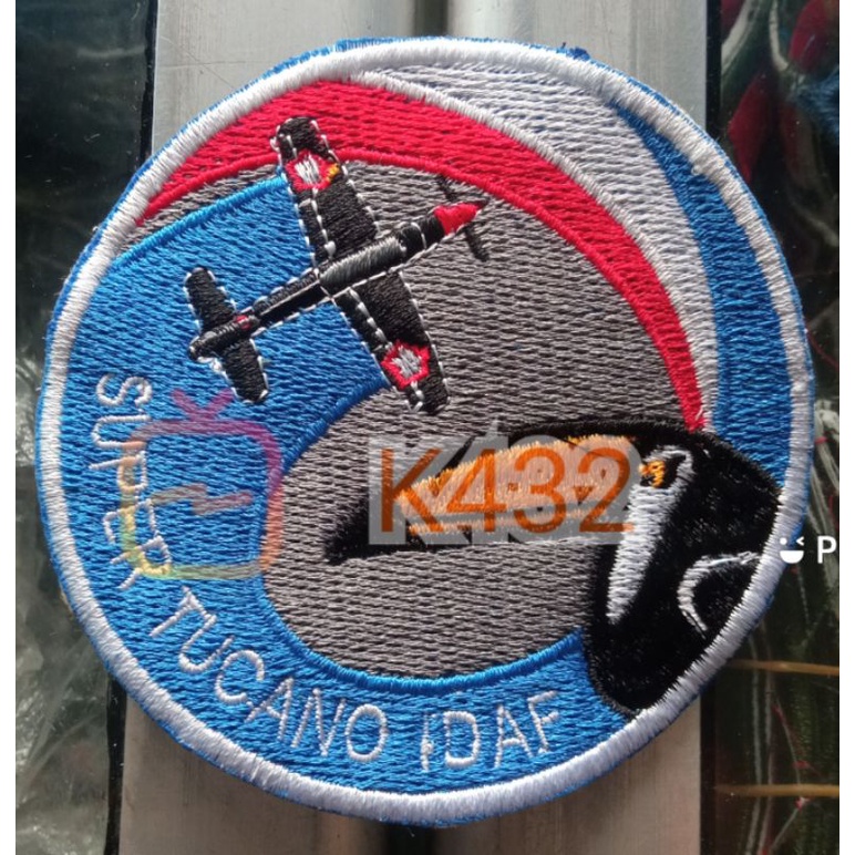 patch bordir super Tucano