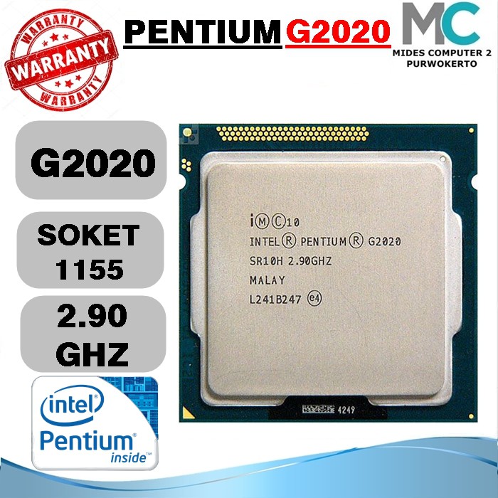 Processor LGA 1155 intel Pentium G2020 2.90GHz