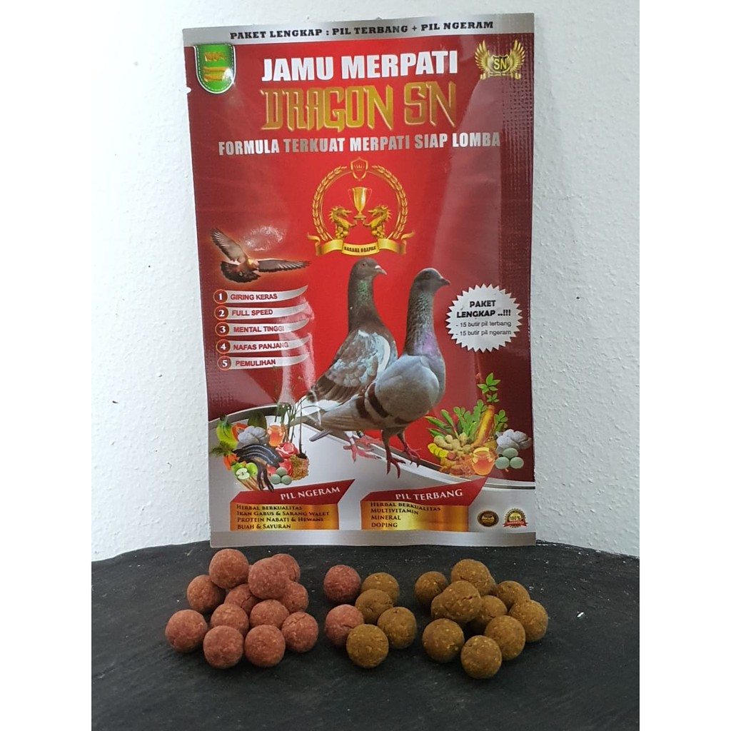 Jamu Herbal Khusus Merpati DRAGON SN