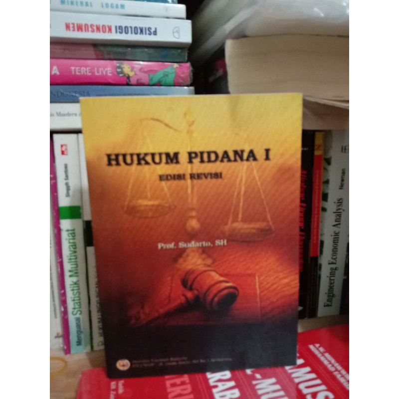 hukum pidana 1 edisi revisi by sudarto