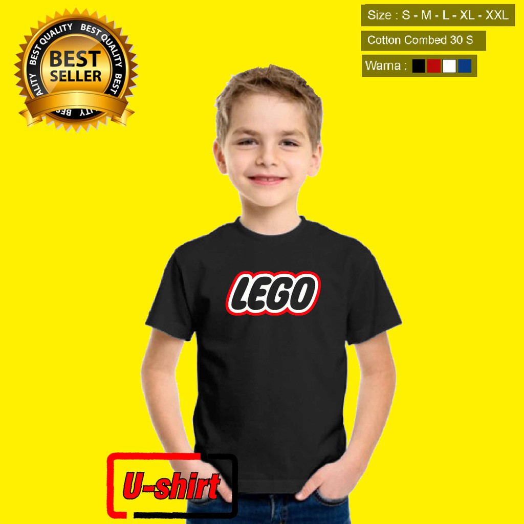 T-SHIRT BAJU KAOS ANAK-ANAK LEGO MURAH TERBARU PRIA&WANITA DISTRO U-SHIRT