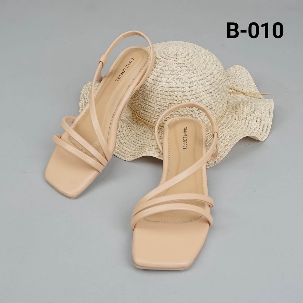 GIANI LOFFEL Sepatu Flat Slingback Straps Shoes #B-010# Original