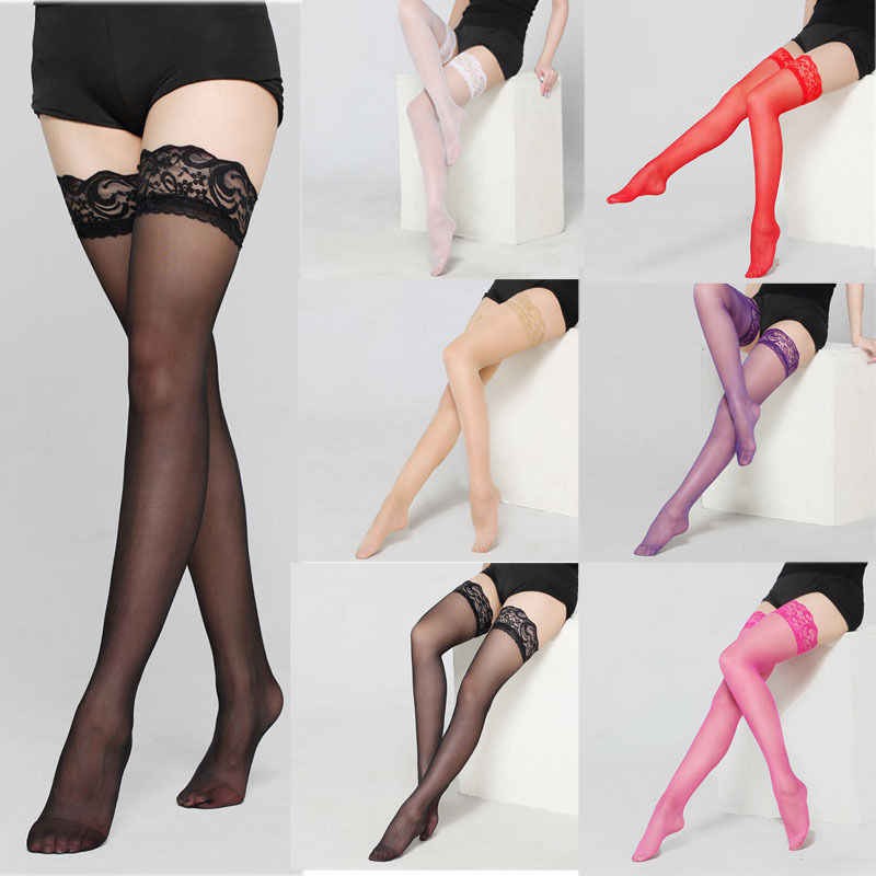 Stocking Sexy Model Lace Transparan Stocking Pelengkap Halus / Jala / Celana / Jaring
