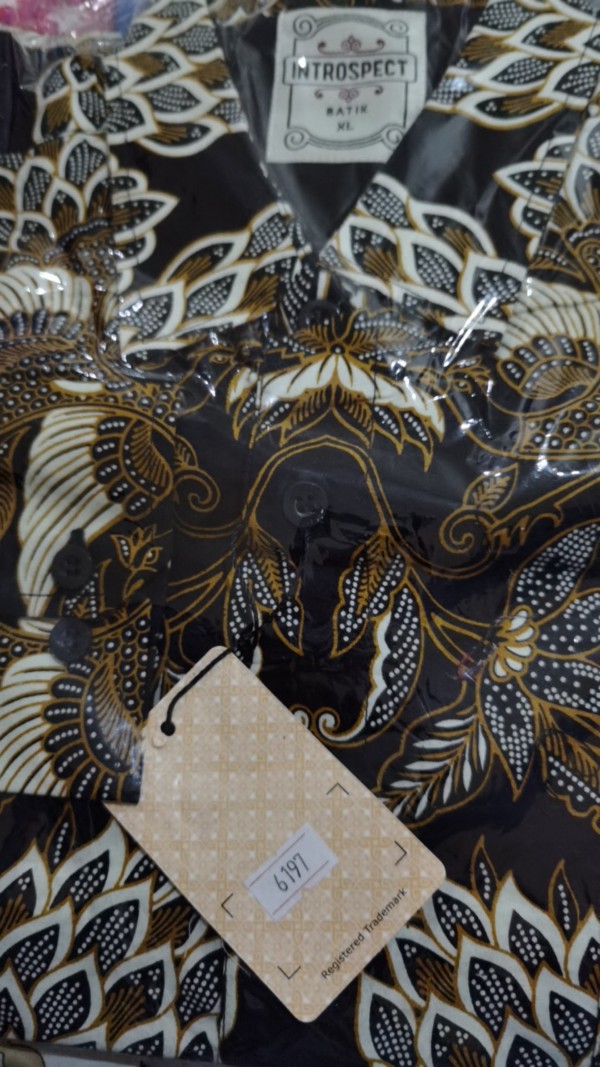(bisa Cod) Terbaru Kemeja Batik Pria Introspect