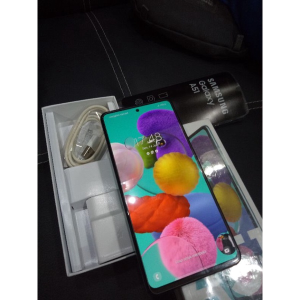 SAMSUNG A51 6/128 GB FULLSET LIKE NEW ( BEKAS)-1