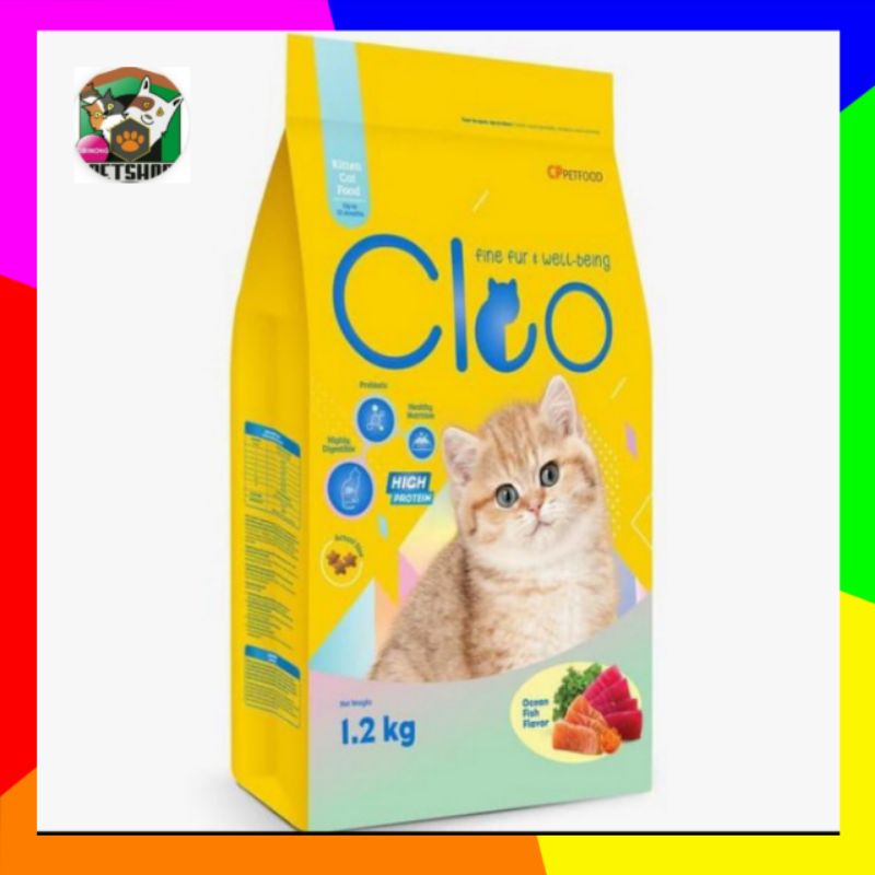 Makanan Kucing Cleo Kitten kemasan 1,2kg Cat Food