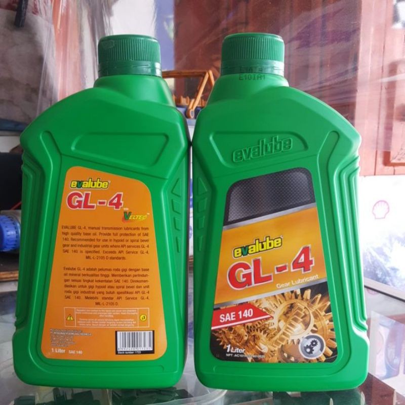 Oli Gear Evalube SAE 140 GL-4 Botol 1Liter Bukan Rored. Spirax
