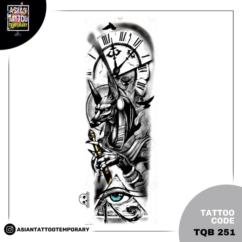 DESIGN TATTO TERBARU FULL ARM /ASIANTATTOO ASIA temporer tato ORIGINAL