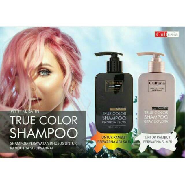 Cultusia True Colour Shampo Gray Explora - Rainbow Flow 180ml