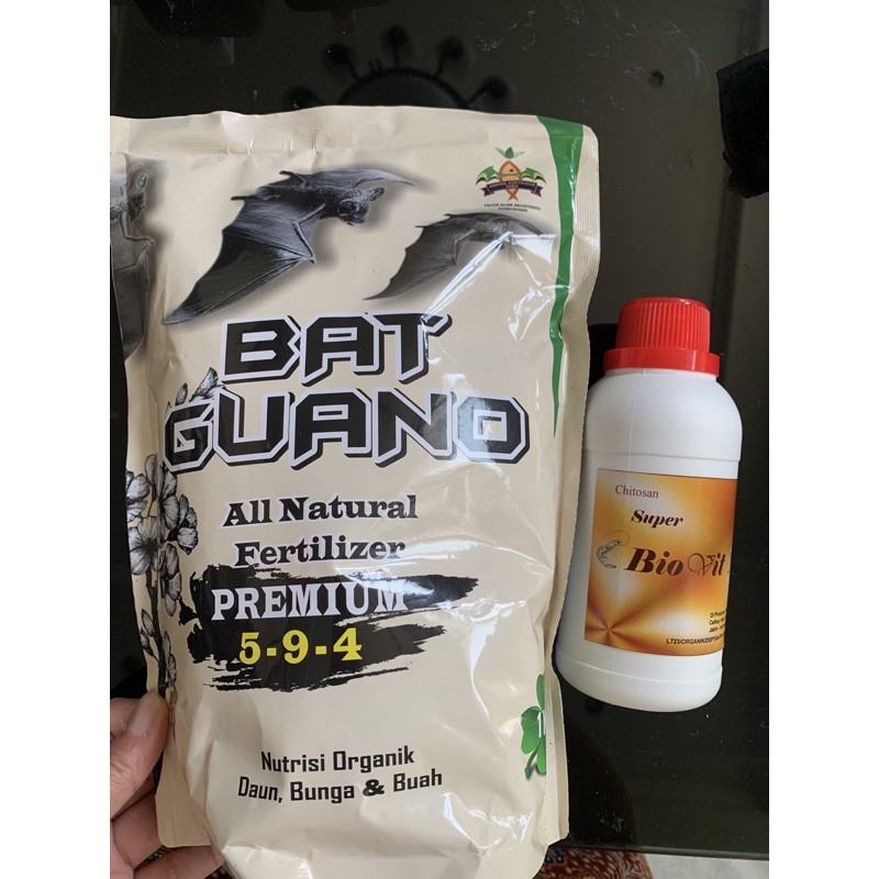 paket pupuk batguano dan chitosan/chitosan/pupuk kebundevi