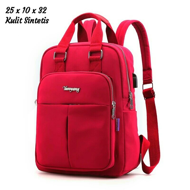 Tas Ransel Wanita Dewasa Remaja Cocok Buat Kerja Kuliah /Tas Multifungsi Ransel Bahu Murah Trand Laris Model Perempuan Korea Bisa Buat Sekolah SMP SMU