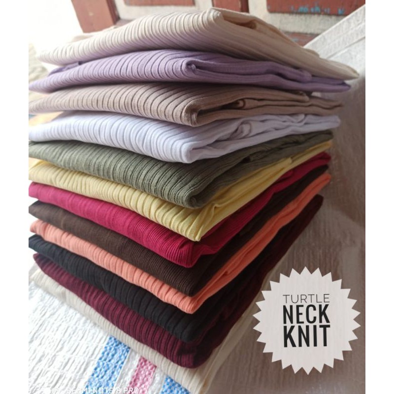 TURTLE NECK / INNER MANSET DALAMAN BAHAN WAFER RIB / Z&amp;K By Fanissa Hijab