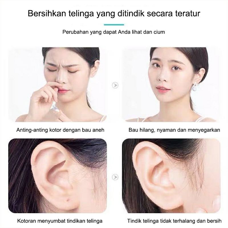 60pcs pembersih kerak bau tindikan piercing steril