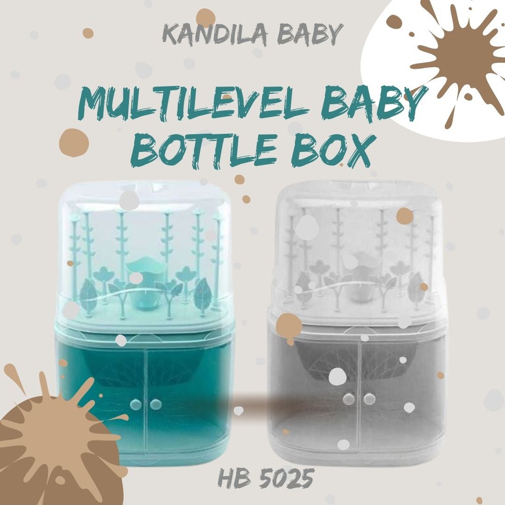 KANDILA MULTI LEVEL BABY BOTTLE BOX - RAK BOTOL & PENYIMPANAN