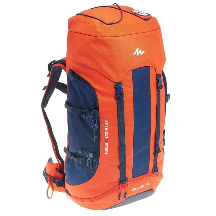 QUECHUA Tas Gunung / Carrier 50 Liter Red 100% ORI DECATHLON