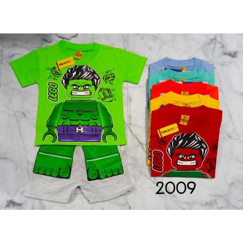 SETELAN BAJU ANAK HULK