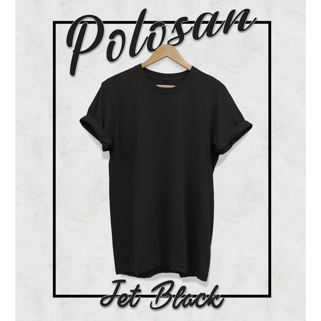 KAOS POLOS LENGAN LIPAT CASUAL 30S PABRIKAN DISTRO