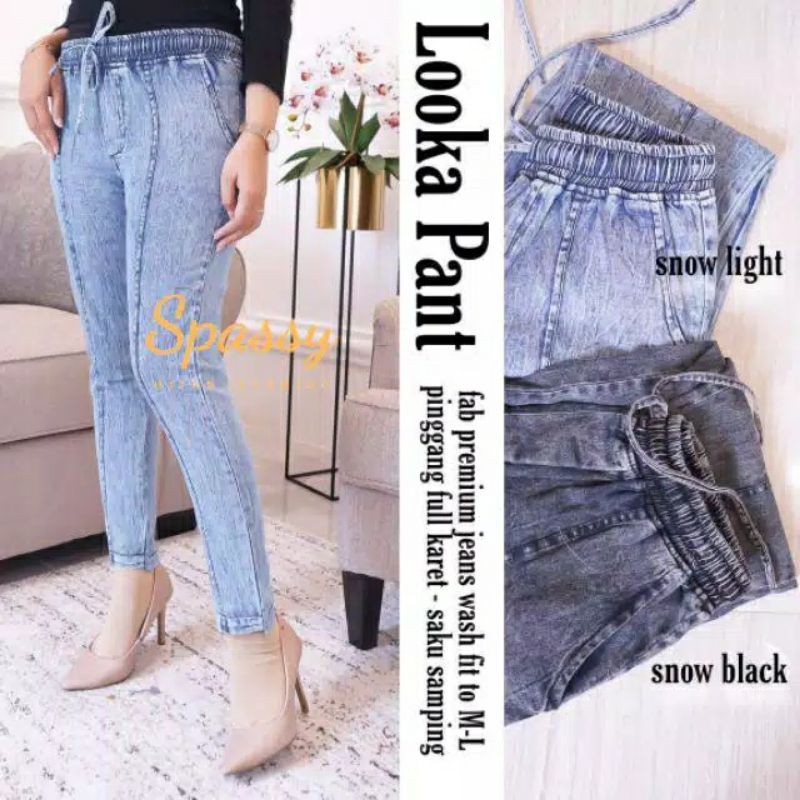 Baggy Pant Jeans Boyfriend Bawahan Wanita Murah Premium Mora Jeans