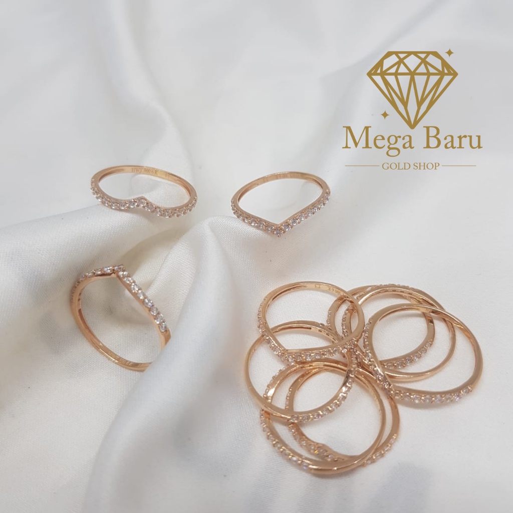 Cincin Emas Model Mata 6k