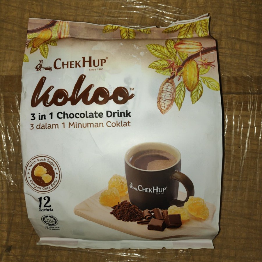 

Chek Hup Kokoo 3 in 1 ChekHup minuman coklat Chocolate drink rock sar 12 Sachet