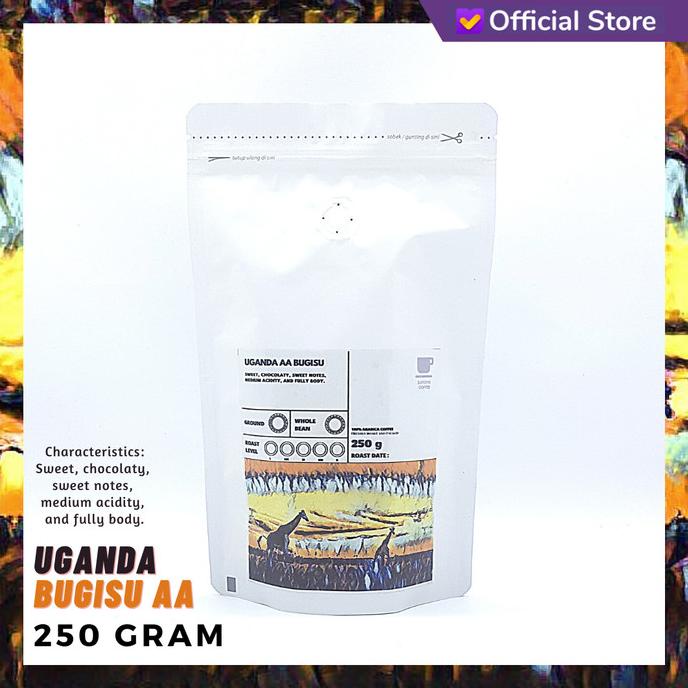 

KOPI ARABIKA UGANDA BUGISU AA 250 GRAM | SUTOYO COFFEE | IMPORT BEANS