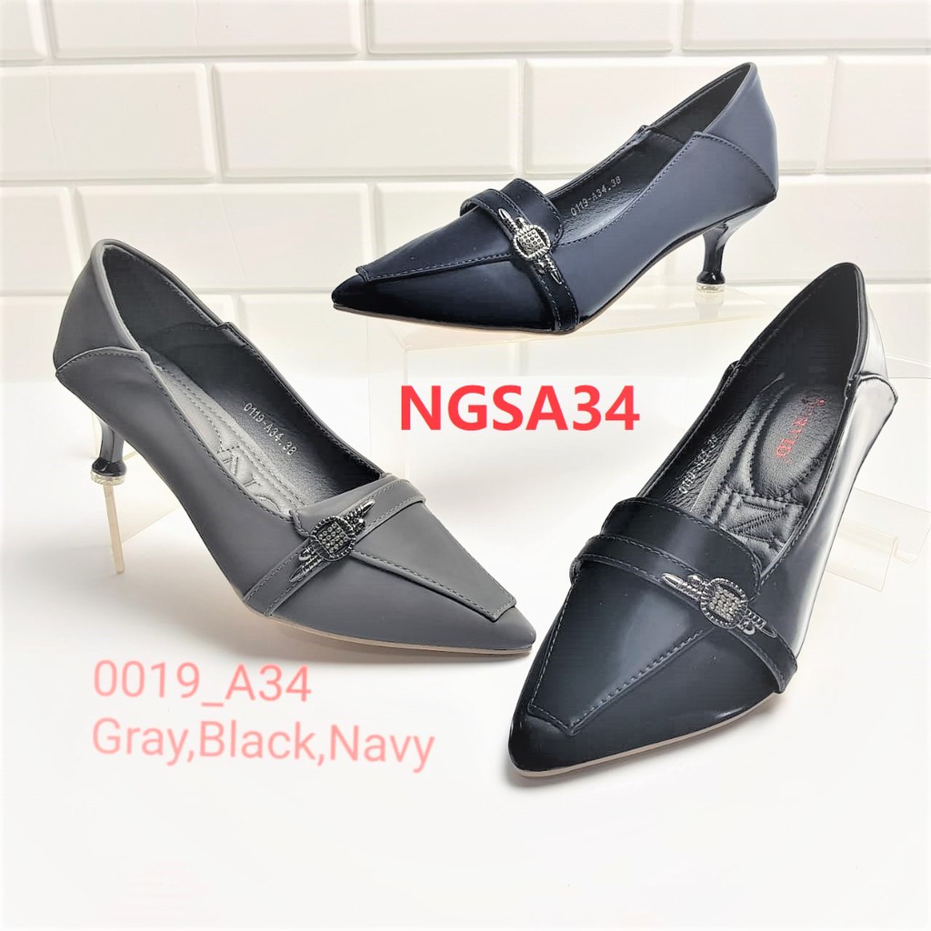 NORVID Sepatu Kitten Heels Formal Casual 0119-31/34