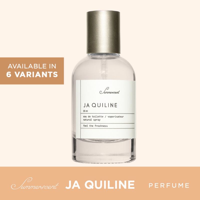 (SUMMERSCENT X RAHASIA BEAUTY) PARFUM 35ml PERFUME BAJU EDT PEWANGI BADAN 35 ML eau de toilette parfum tubuh parfum baju natural parfume eu de toilette jaquiline ja quiline zoe celine yervant godfrey sumerscent