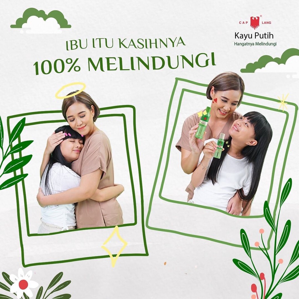 Minyak Kayu Putih CAP LANG  15mL 30mL 60mL Cajuput Oil ens caplang kembung gatal mual sakit perut hangat melegakan tenggorokan uap humidifier