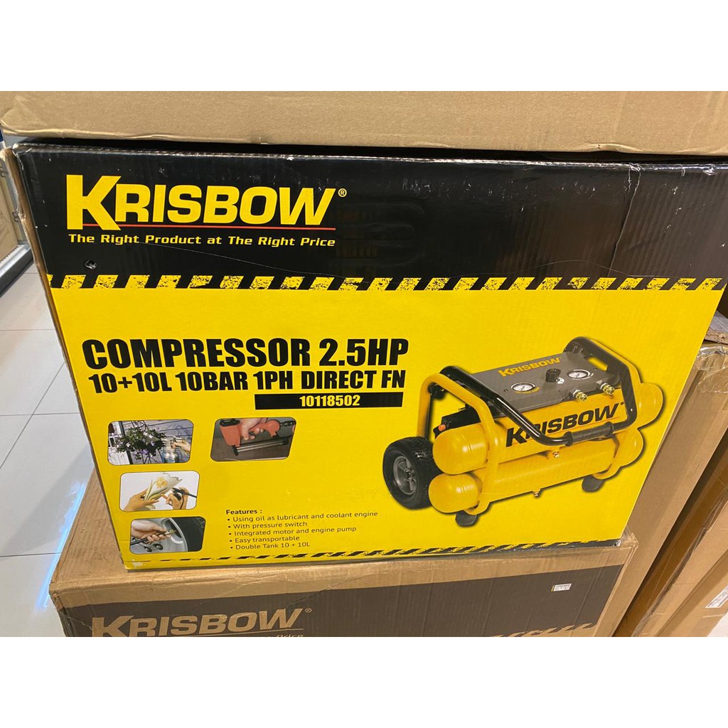 promo cuci gudang     SUPER SALE Krisbow Kompresor Angin 2.5 Hp 10 Bar / Krisbow compressor angin