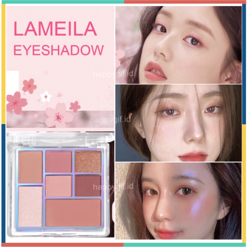 LAMEILA Eyeshadow 7 Colors Sakura City Pallete LA045 5082