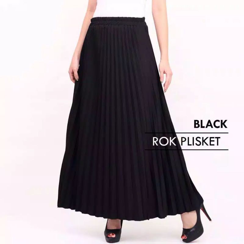 ROK PLISKET MAXI SKIRT