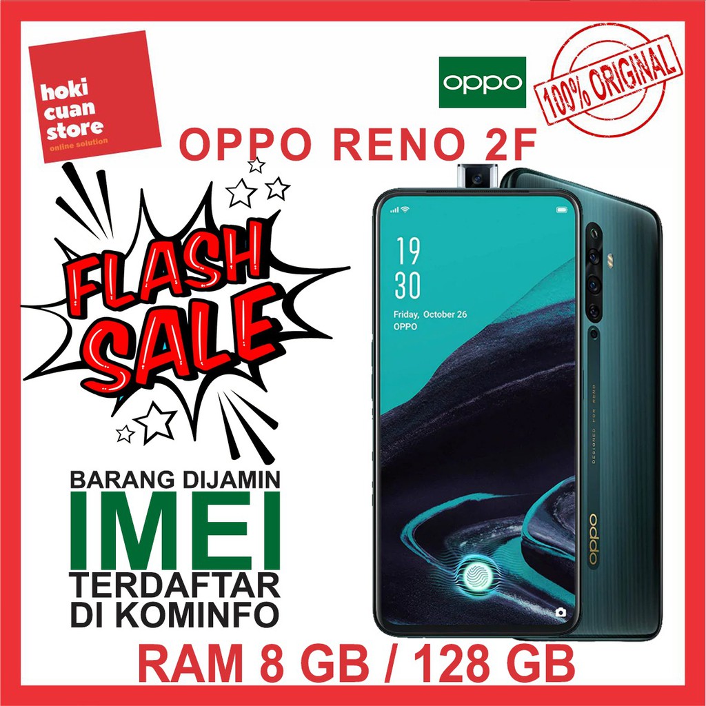 OPPO RENO 2F RAM 8 ROM 128 GARANSI RESMI OPPO-PRE ORDER