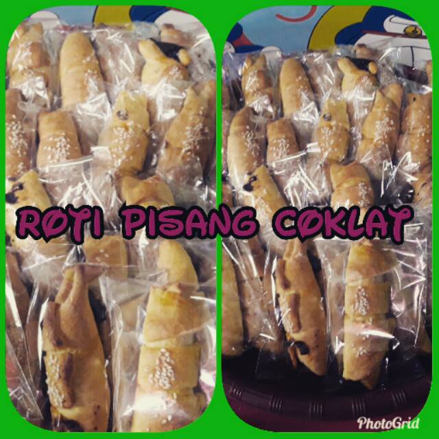 

roti pisang coklat