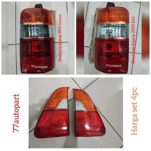 Lampu stop stoplamp kijang 2003 2004 set 4pc