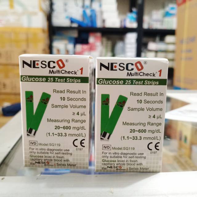 Strip Nesco Gula Nesco Glucose