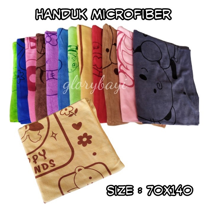 Handuk Mandi Karakter SIZE 70X140 CM