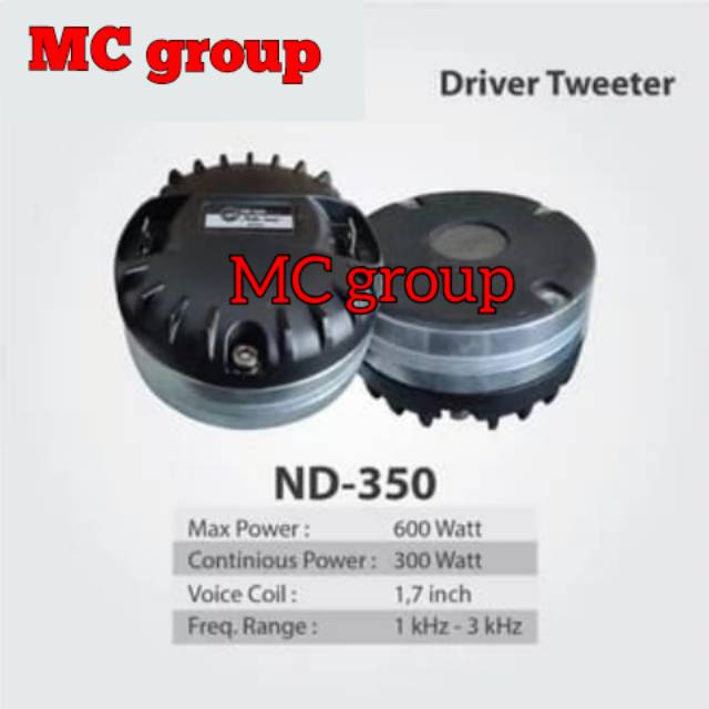 Driver TWEETER AUDIO SEVEN ND 350 ORIGINAL Audio seven