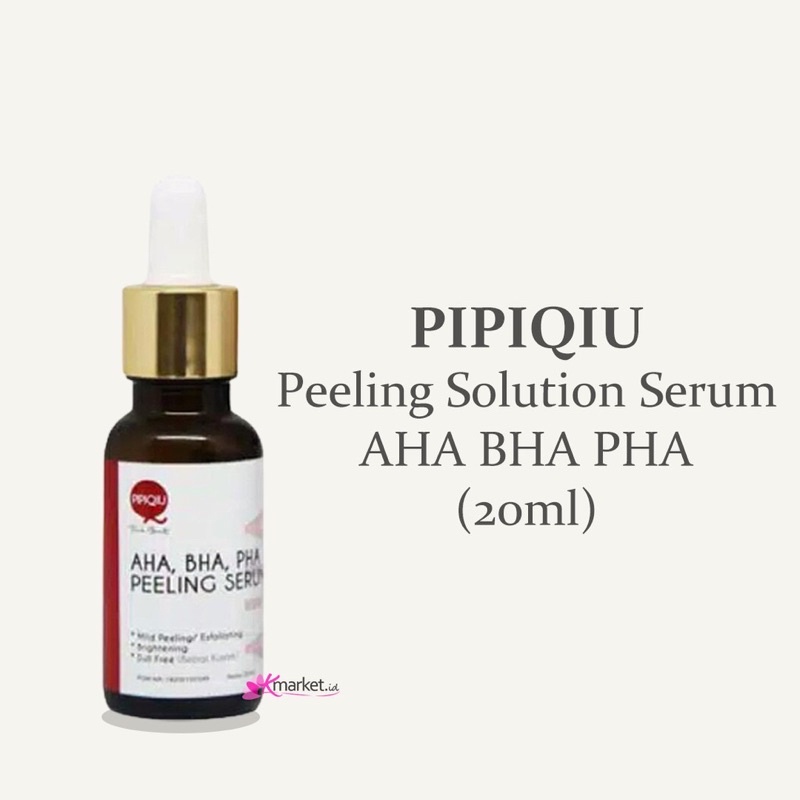 PIPIQIU PEELING SOLUTION SERUM AHA BHA PHA 20ML ORIGINAL BPOM