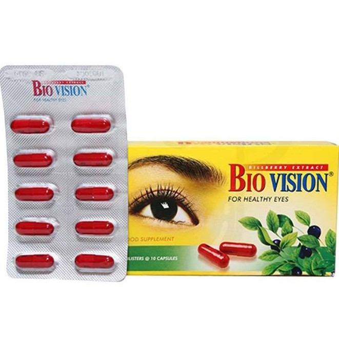 BIOVISION UNTUK KESEHATAN MATA 1 BLISTER ISI 10 CAPSULES