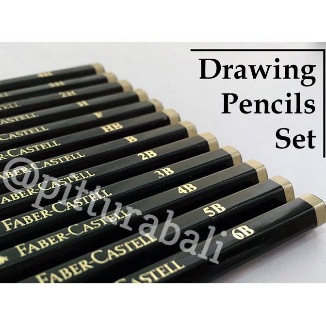 

Kualitas Terbaik] Pensil Gambar Set Isi 12Pcs (Faber Castell)