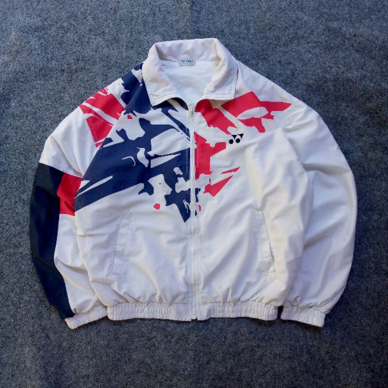 jaket vintage colorblock Yonex