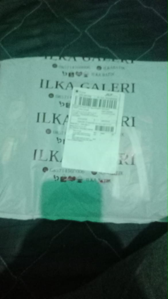 Atasan Batik Wanita Kembang Salur Resleting Belakang 6653