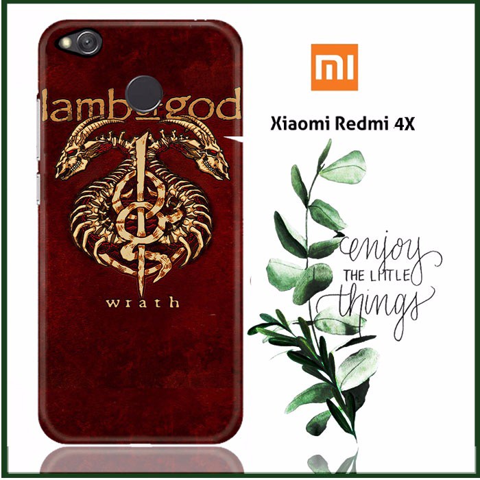 LAMB OF GOD METAL BAND F0192 Xiaomi Redmi 4X Full Print 3D Case